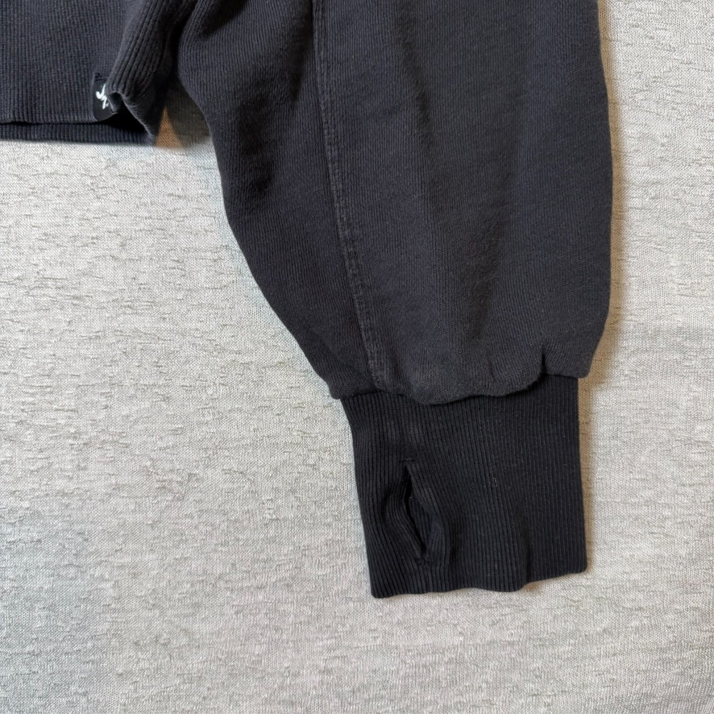 JoyLab Women's Hoodie XL Black Cropped Pullover Sweatshirt Athleisure Full Zip - Picture 6 of 9